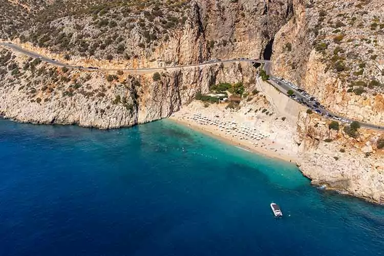 Mooiste stranden Turkije - Kaputas Beach