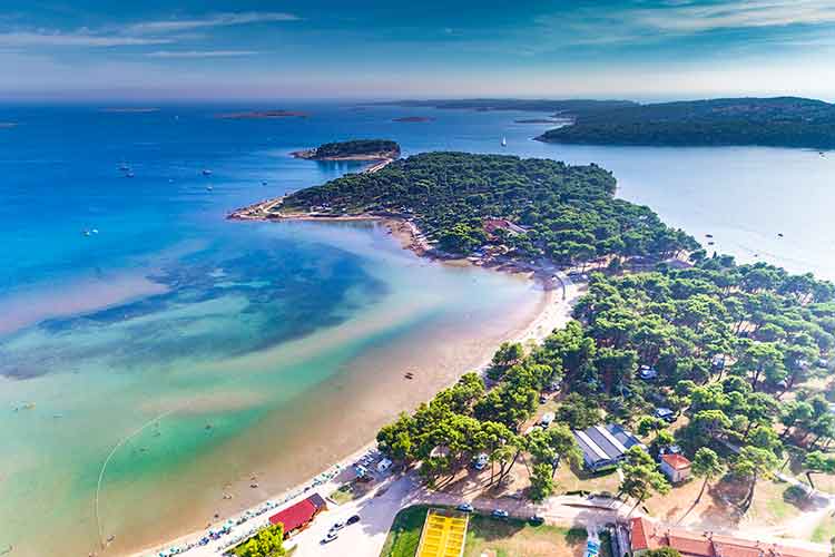 Badplaatsen Kroatië - Medulin