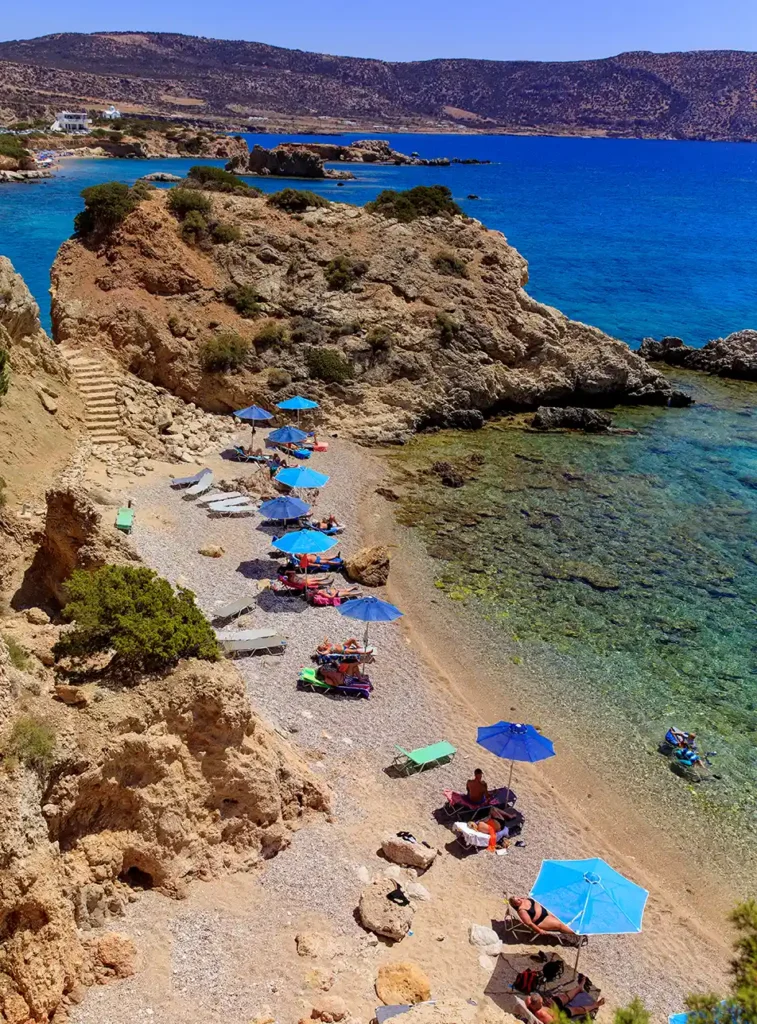 Leukste badplaatsen Karpathos: Amoopi