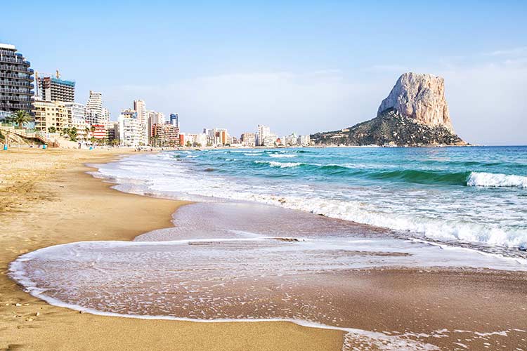 Mooiste stranden Costa Blanca: Arena Bol, Calpe