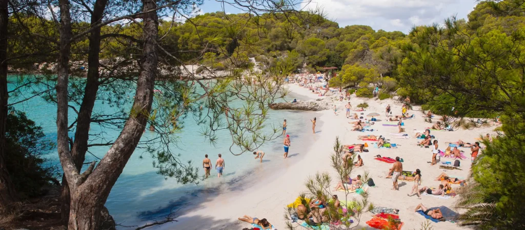 Badplaatsen Menorca