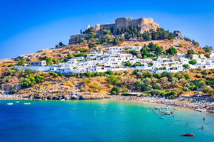 Badplaatsen Rhodos: Lindos