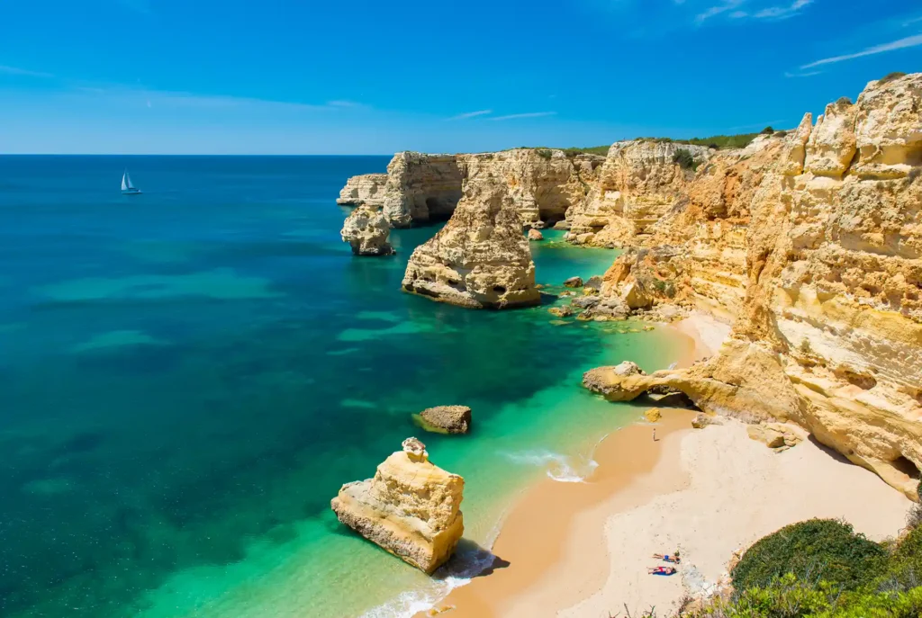 Mooiste stranden Algarve Praia da Marinha