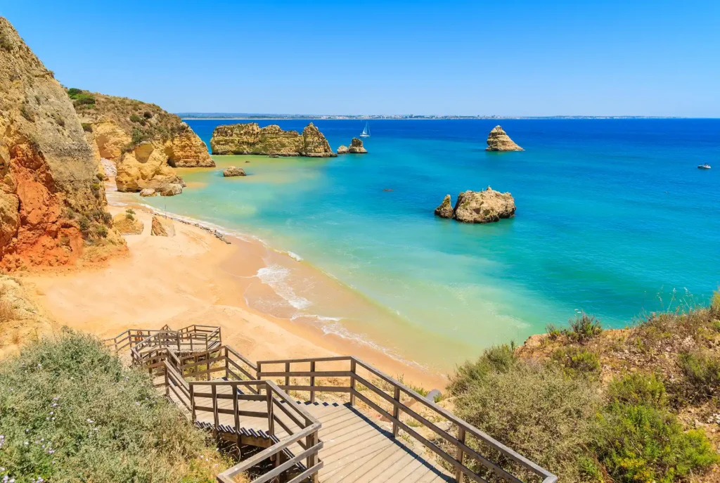 Mooiste stranden Algarve Praia Dona Ana