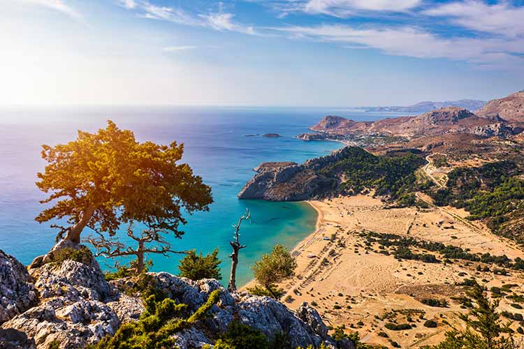 Rhodos met kinderen - strand