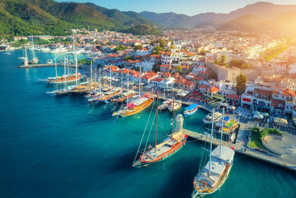 Badplaatsen Lycische kust: Marmaris