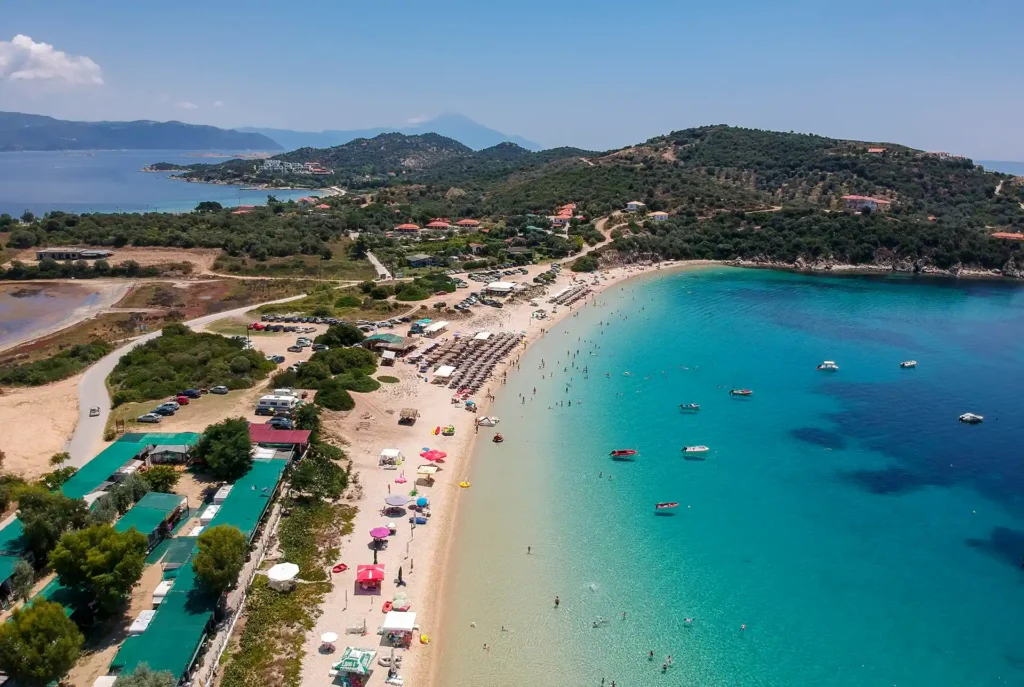 Mooiste stranden Chalkidiki: Amolianí