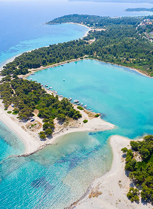 Mooiste stranden Chalkdiki: Glarokavos Beach
