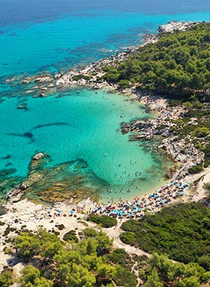 Mooiste stranden Chalkdiki: Kavourotripes