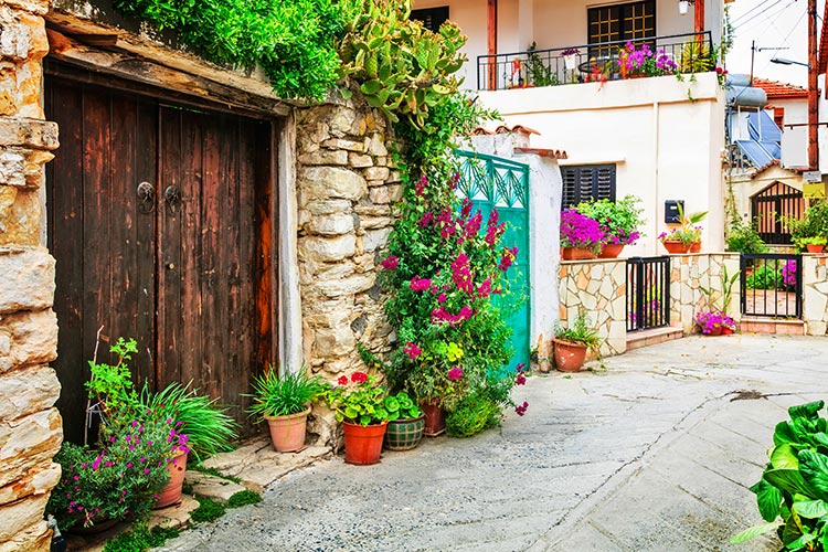 Troodos-gebergte Cyprus: Omodos