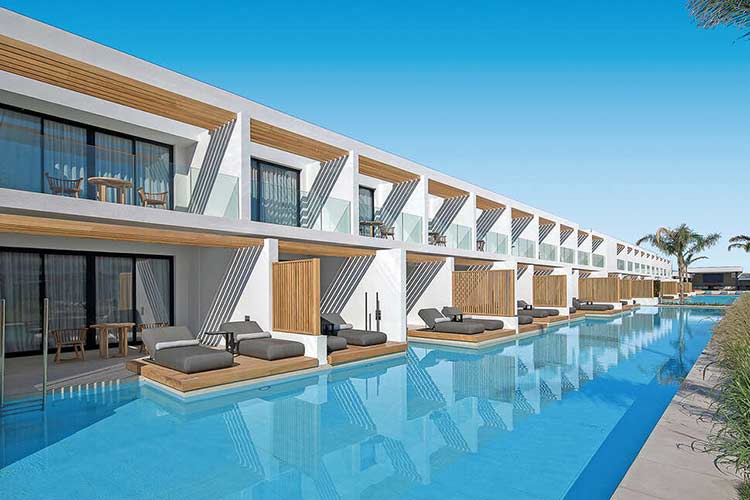 Swim-up kamers - D'andrea Lagoon Suites
