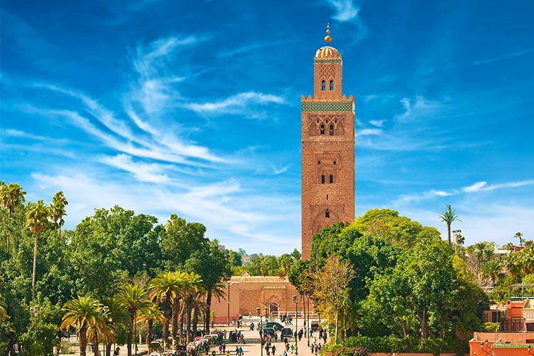 Zon in december - Marrakech