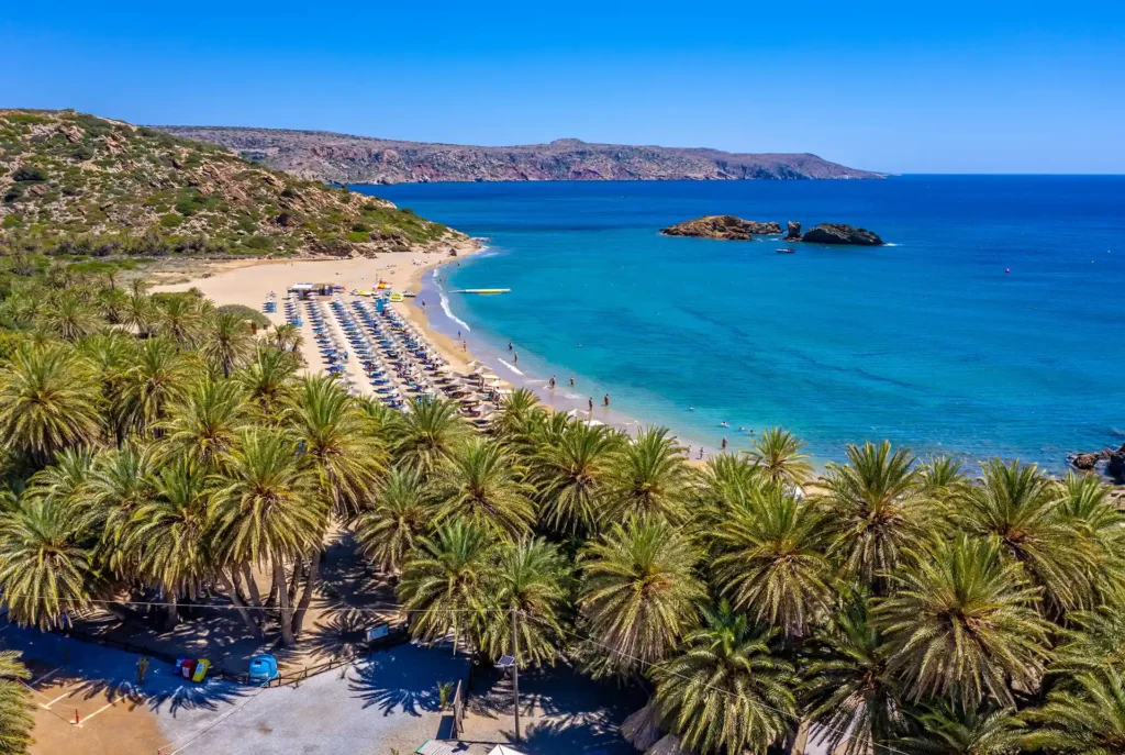 Bezienswaardigheden Kreta, Vai Beach