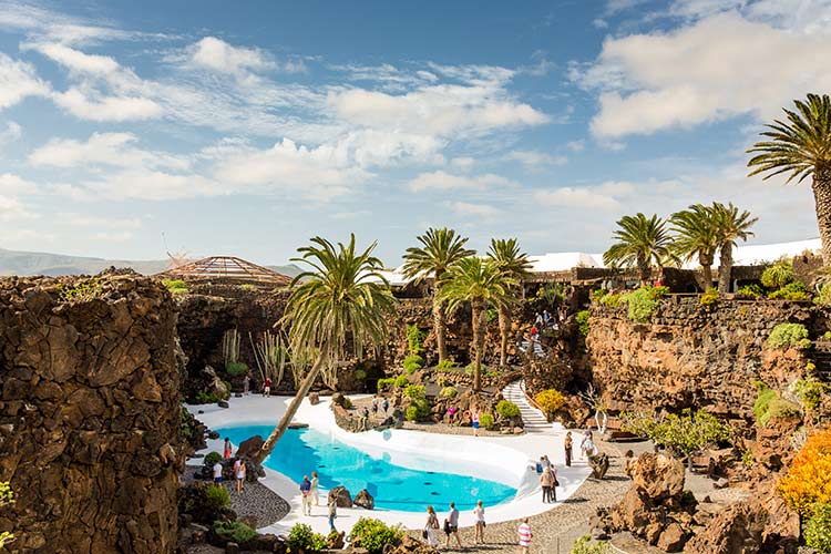Waar is het warm in januari, Lanzarote