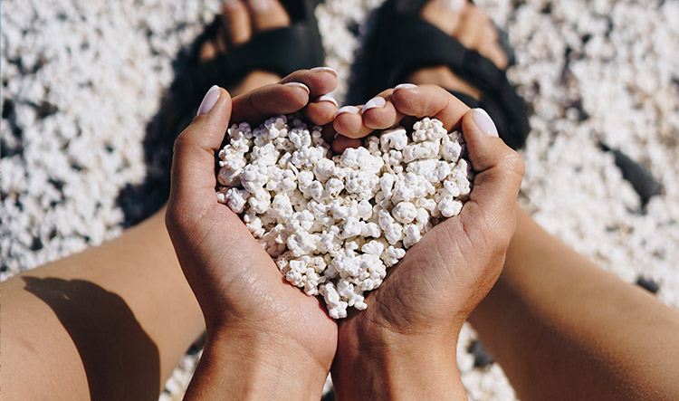 Mooiste stranden Fuerteventura: Popcorn beach