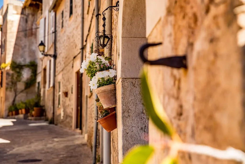 Valldemossa Mallorca: straatbeeld