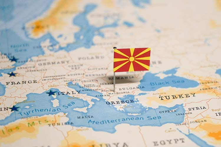Vakantie Macedonië tips: kaart