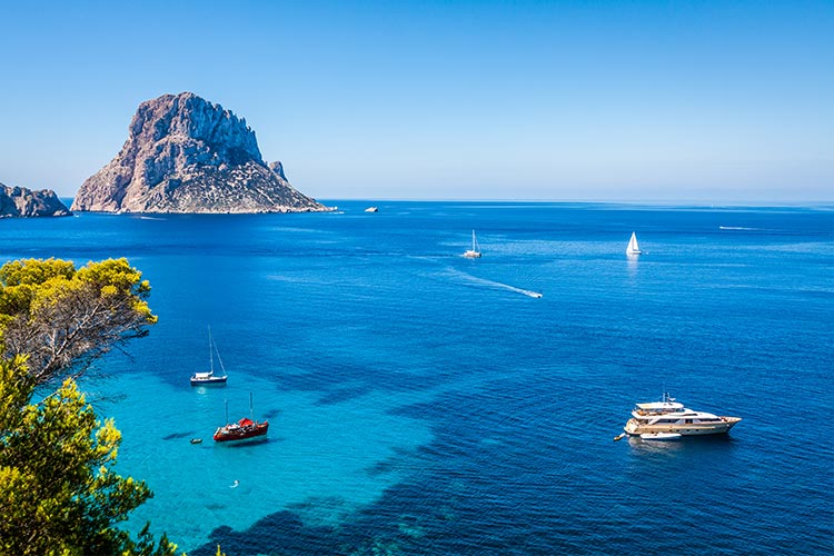 Vakantiebestemmingen zon augustus: Ibiza