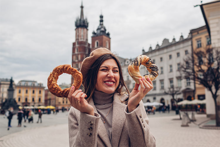 Weetjes Krakau: eten van obwarzanki