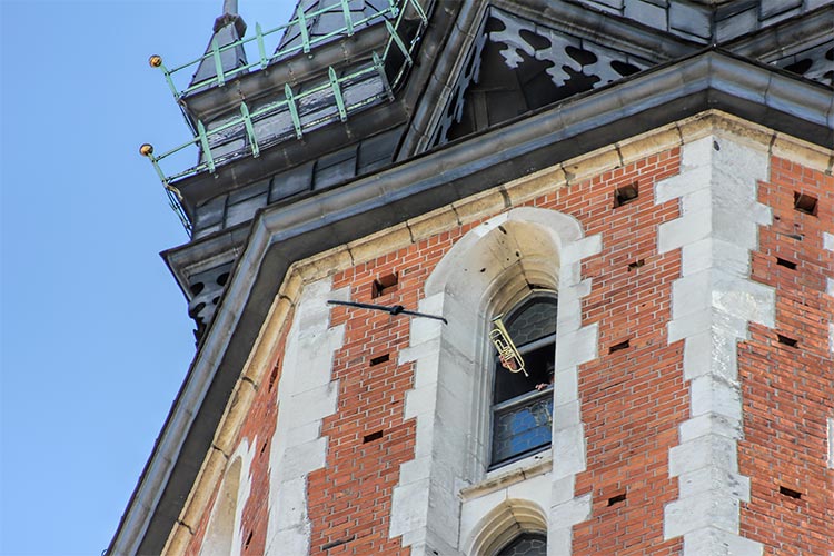 Weetjes Krakau: trompet Mariakerk