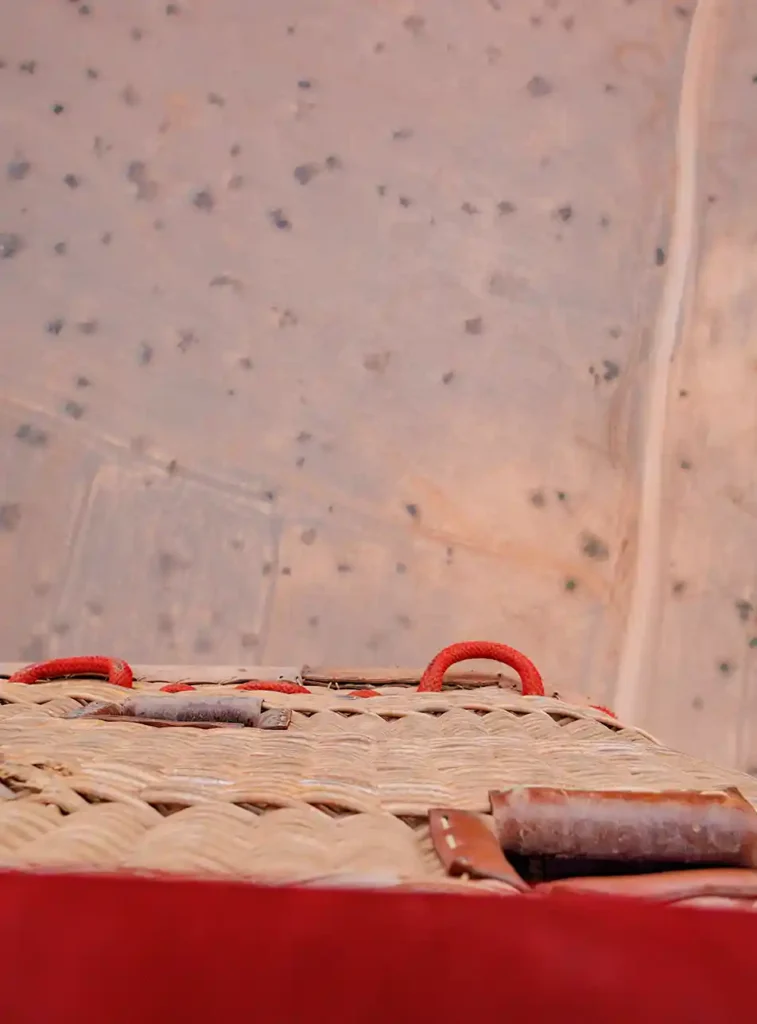 Marrakech luchtballonvaart: hoogtevrees