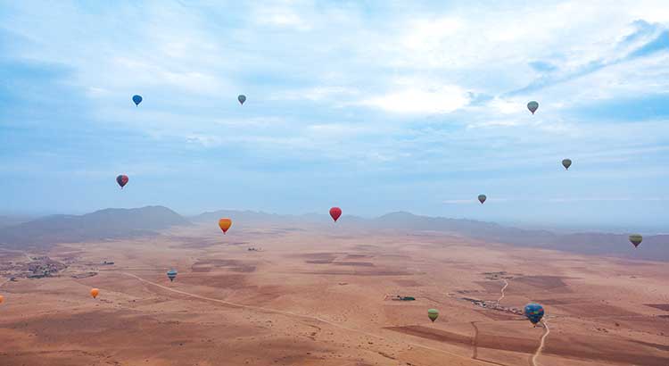 Marrakech luchtballonvaart