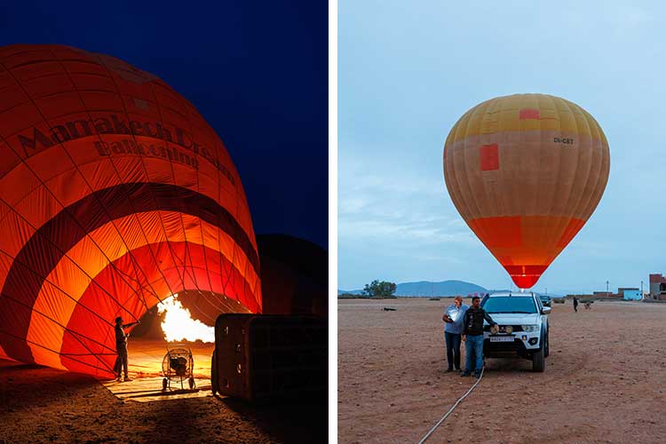 Marrakech luchtballonvaart: excursie