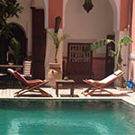 Winterzon in december: Marrakech, Riad Barroko