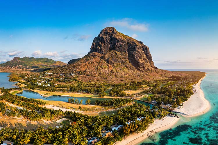 Waar is het warm in februari - Mauritius