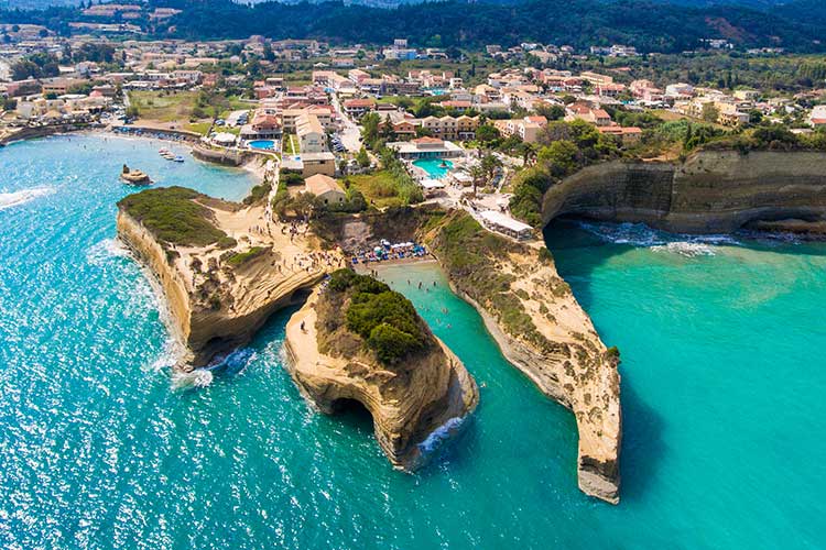 mooiste stranden Corfu; Canal d'Amour