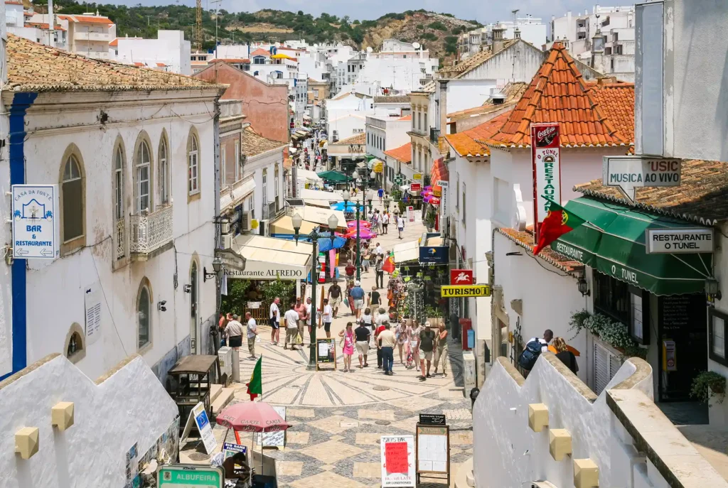 Oude centrum Albufeira -straatjes