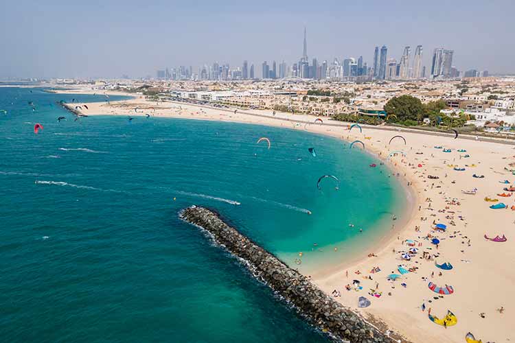 Mooiste stranden Dubai: Kite Beach
