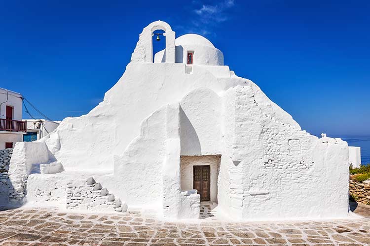 Bezienswaardigheden Mykonos: Panagia Paraportiani