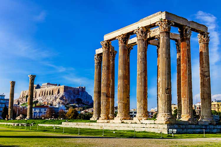 Bezienswaardigheden Athene, Tempel van Zeus