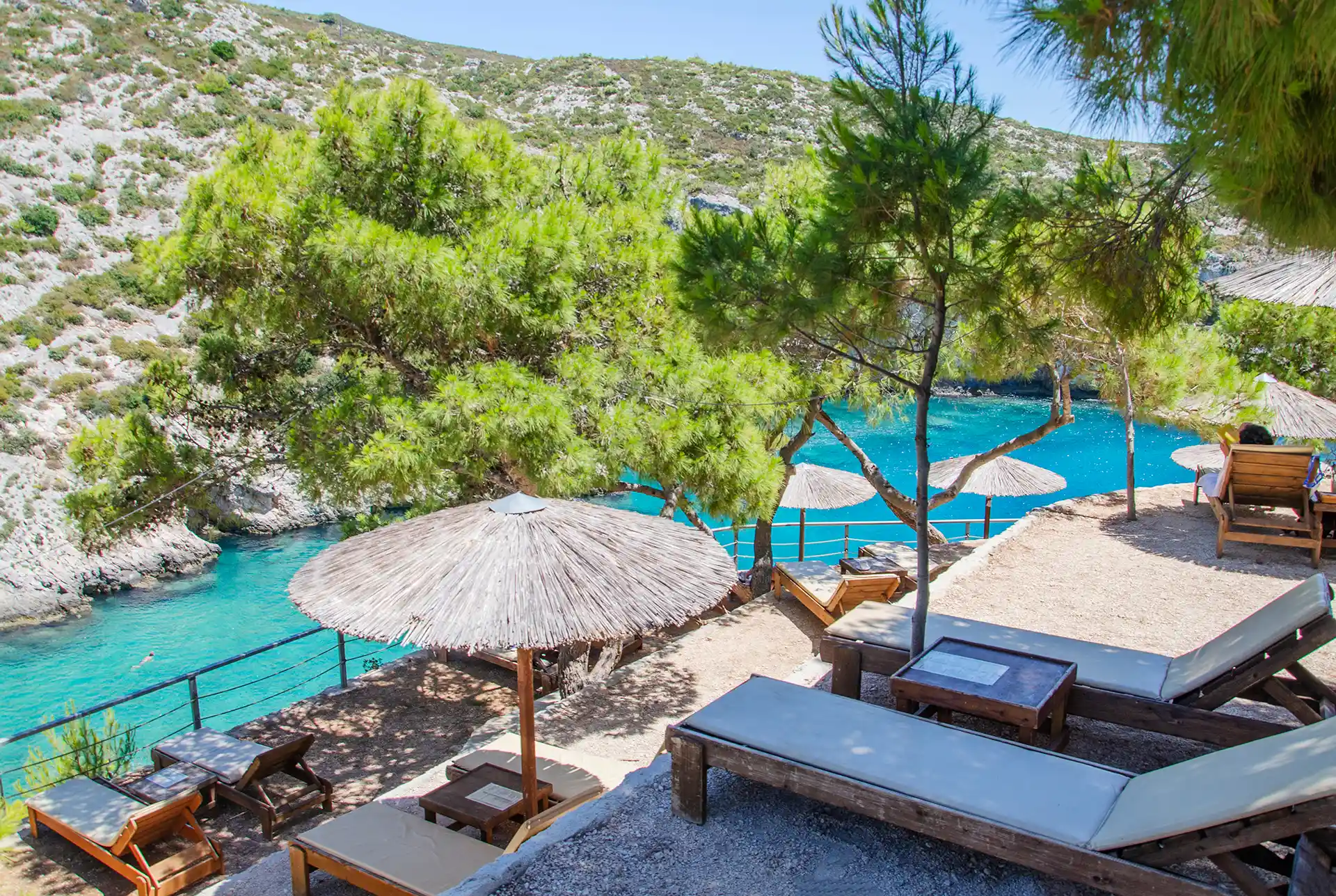 Mooiste stranden Zakynthos: Porto Limnionas Beach