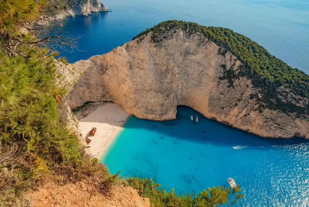 Bezienswaardigheden Zakynthos, Navagio Beach