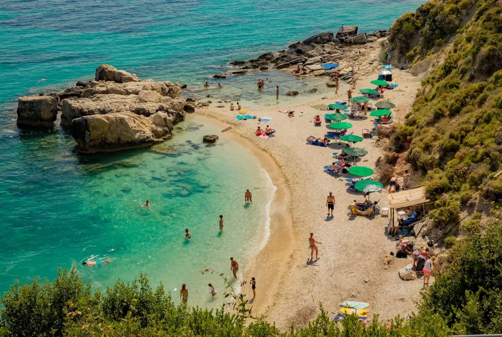 Bezienswaardigheden Zakynthos, Xigia Beach