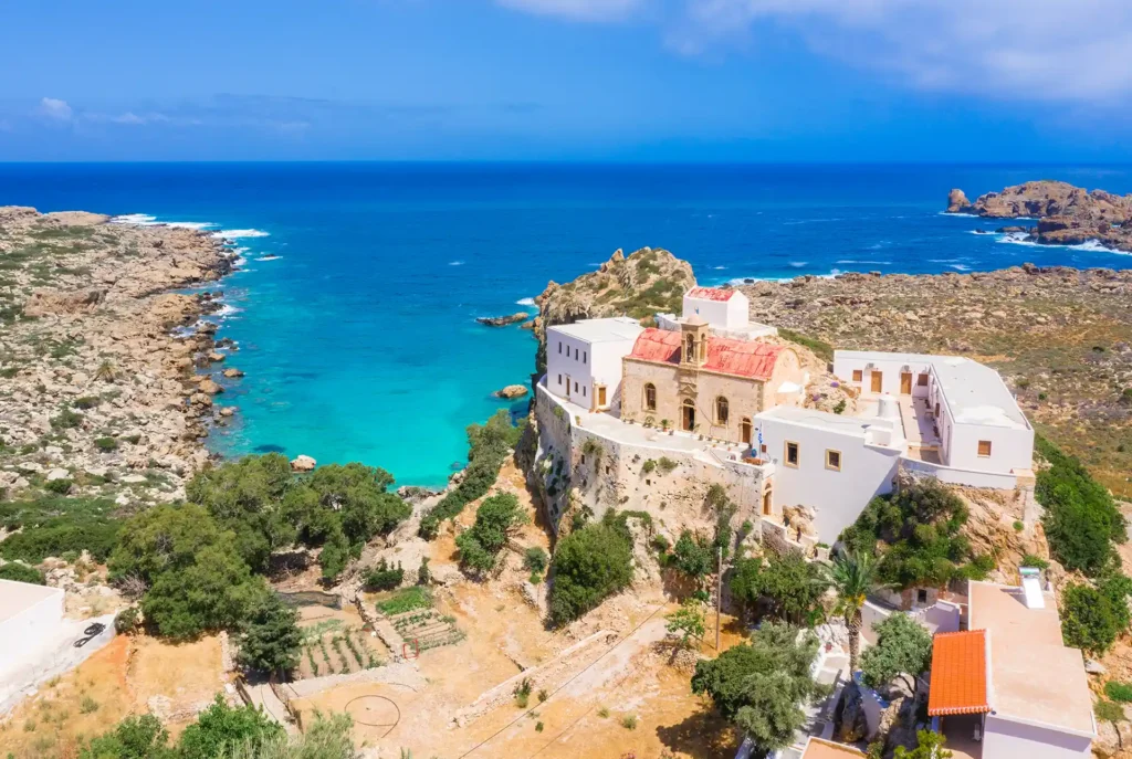Elafonissi Beach Kreta, klooster