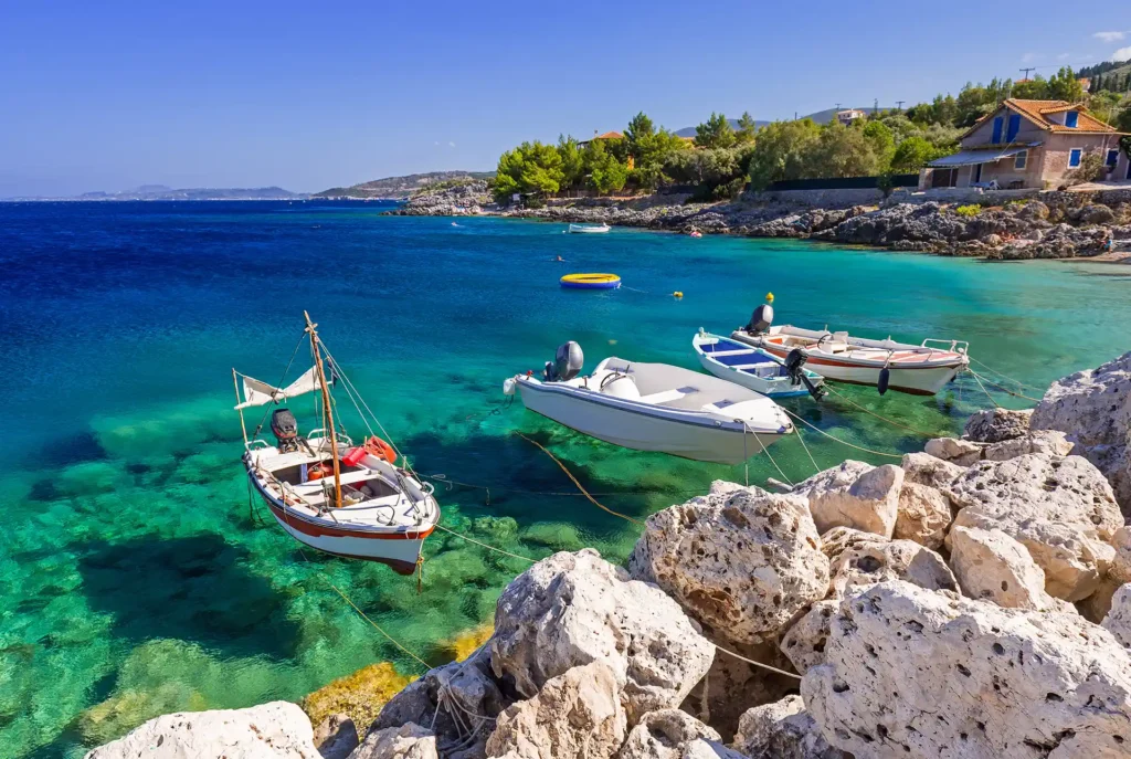 Schildpadden spotten Zakynthos, Bootje huren