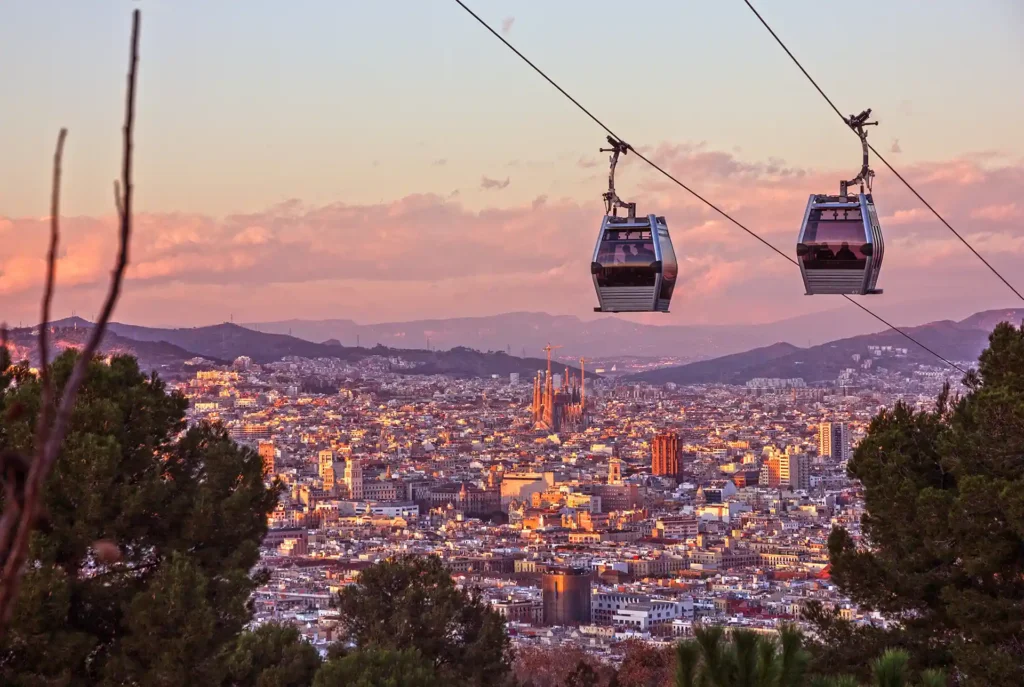 Wat te doen in Barcelona: kabelbaan