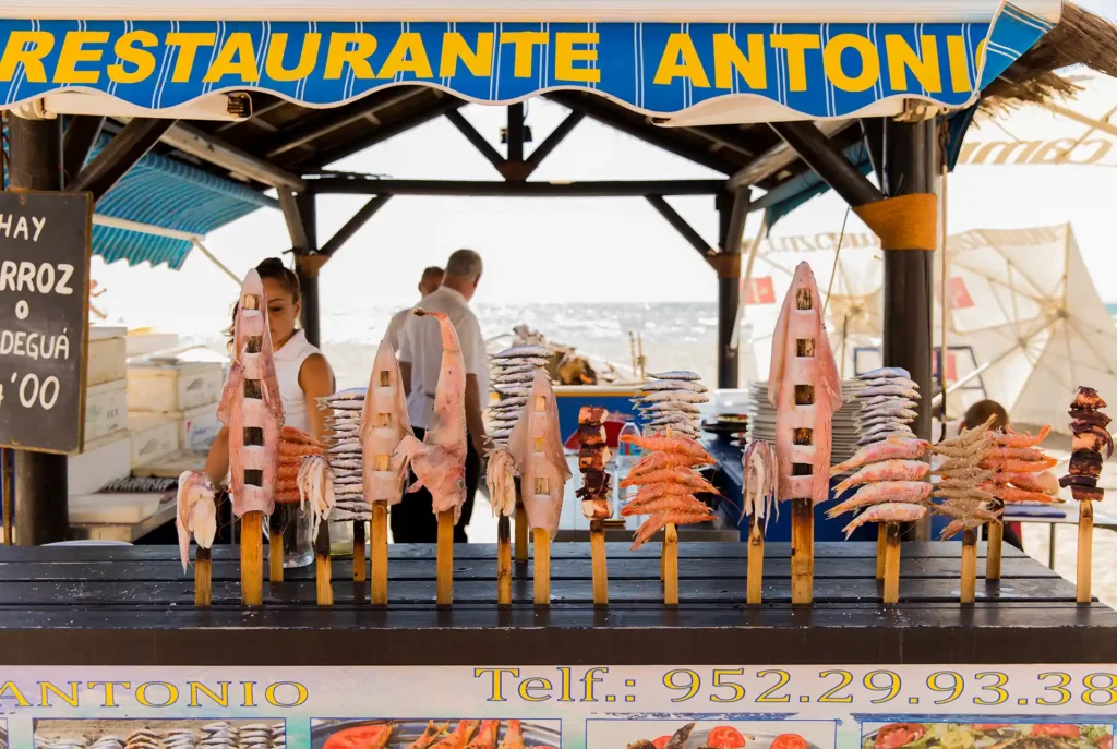 Wat te doen Málaga: vis eten