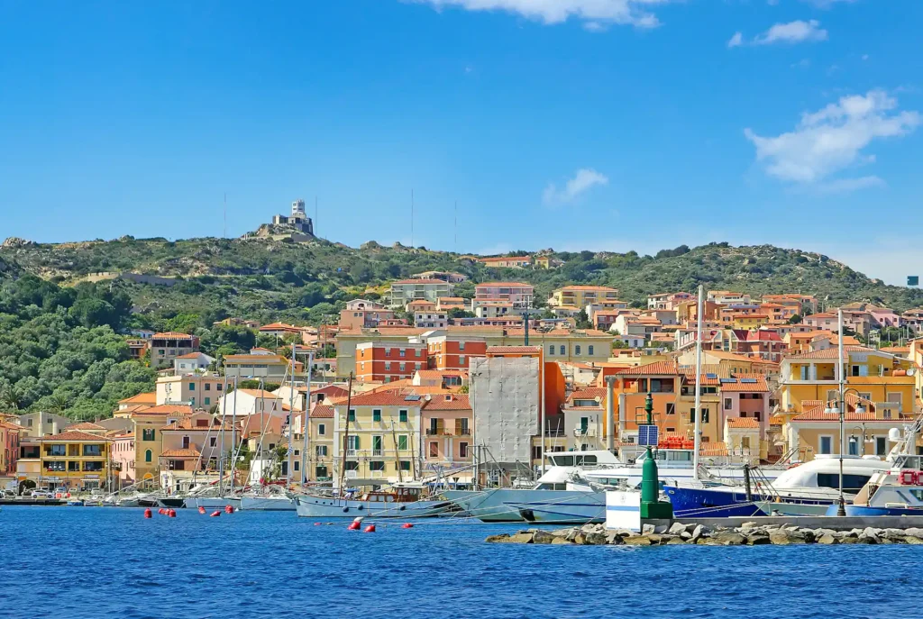 La Maddalena, Sardinië: haven