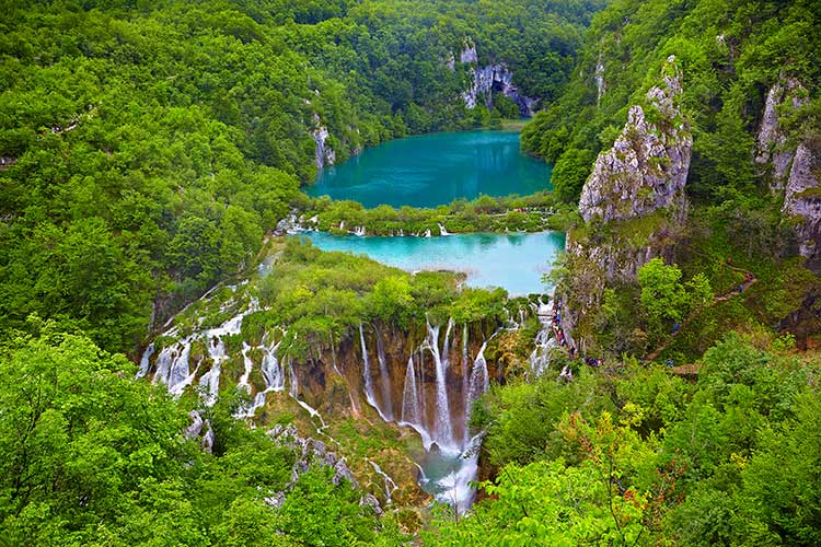 Mooiste vakantiebestemmingen Kroatië: Plitvice meren