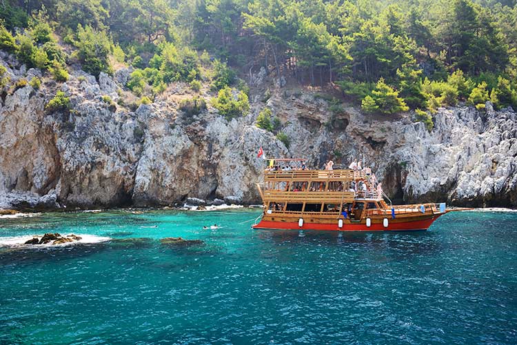Wat te doen in Alanya: boottocht