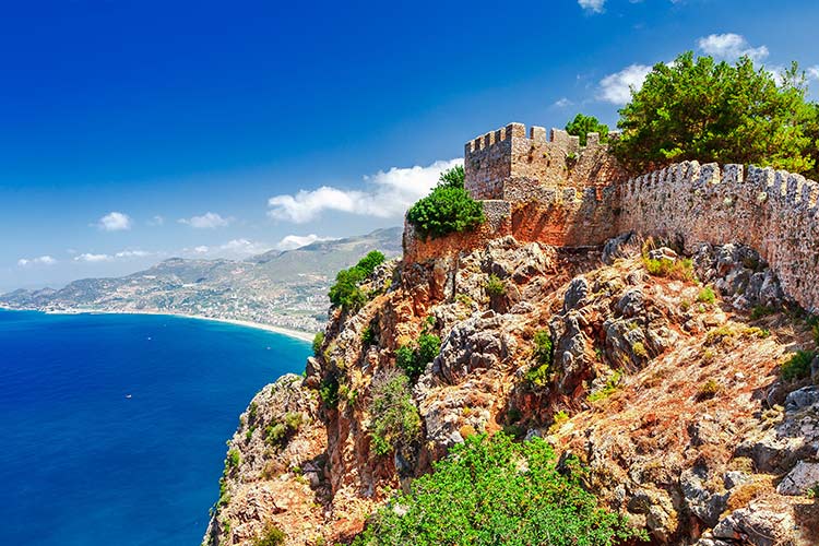 Wat te doen in Alanya: kasteel