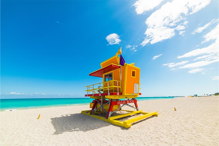 Vakantiebestemmingen november zon: Miami Beach