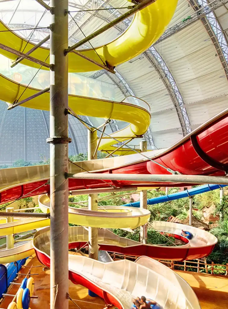 Tropical Islands Berlijn glijbanen