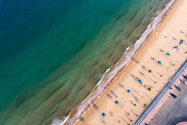Winterzon Ras al Khaimah strand: Flamingo Beach