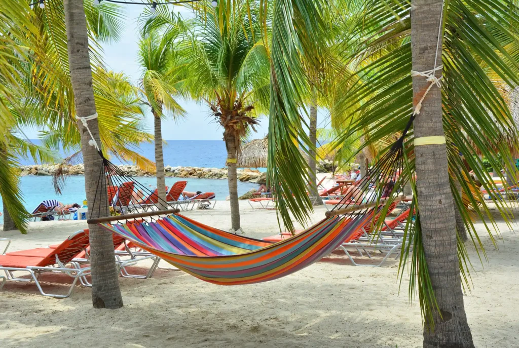 Zon in december - Curaçao