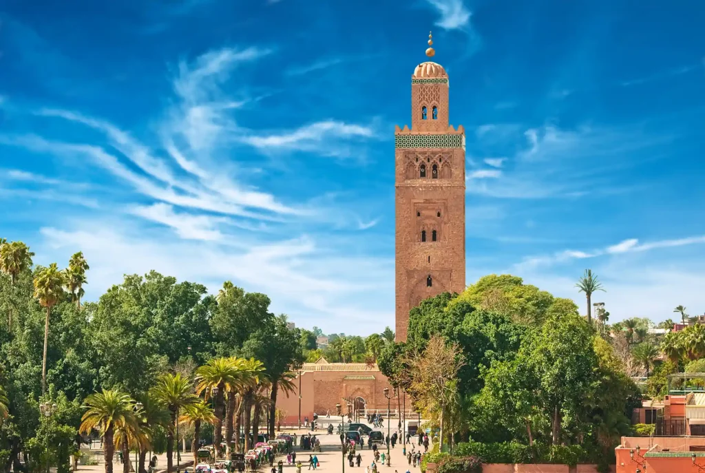 Zon in december - Marrakech